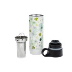 Termoska Štvorlístok s nerezovým sitkom, 450 ml