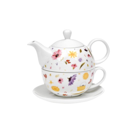 Česká lúka – fine bone china tea set for one