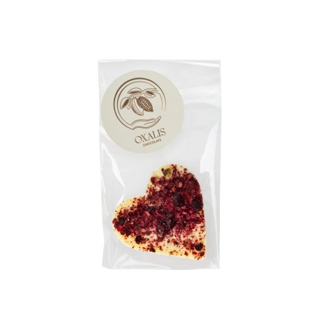 Čokoládové srdiečko – biela čokoláda, 25 g