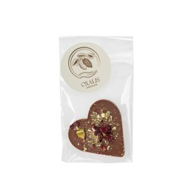 Čokoládové srdiečko – mlična čokoláda, 25 g