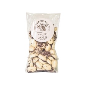 Čokoládové zrniečka s kávou - biela, 50 g